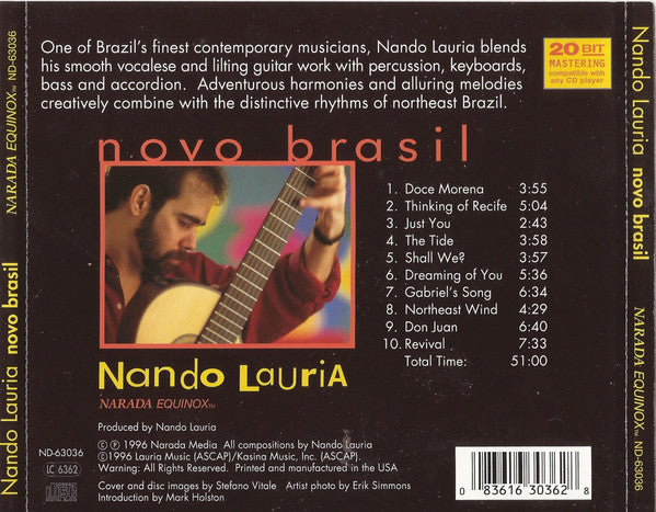 Nando Lauria : Novo Brasil (CD, Album)