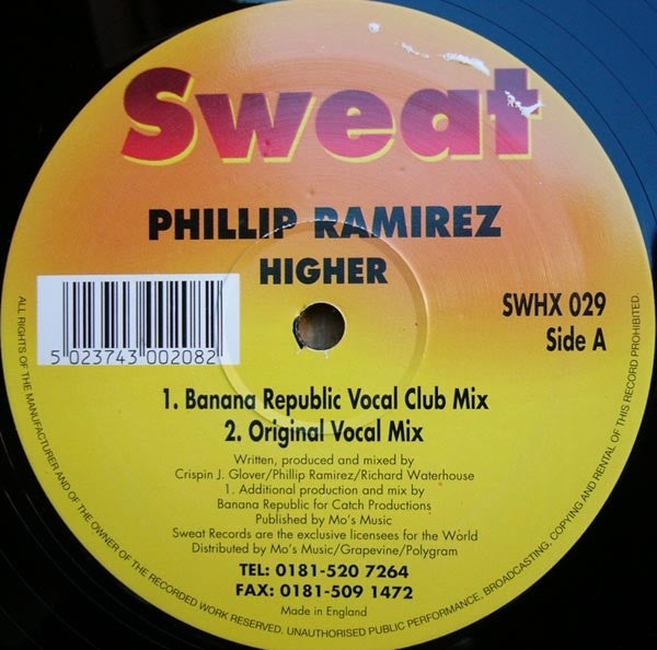 Phillip Ramirez : Higher (2x12", Ltd)