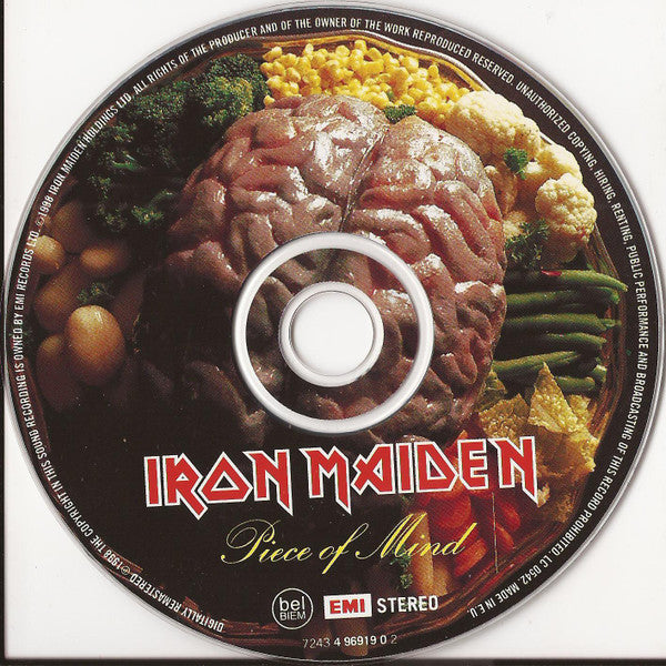 Iron Maiden : Piece Of Mind (CD, Album, Enh, RE, RM, RP)