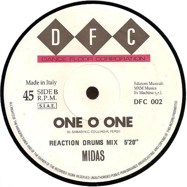 Midas (3) : One O One (12")