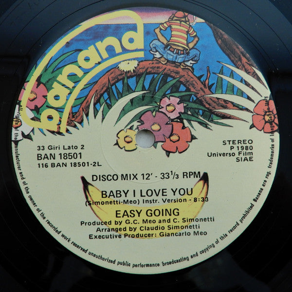 Easy Going : Baby I Love You (12")