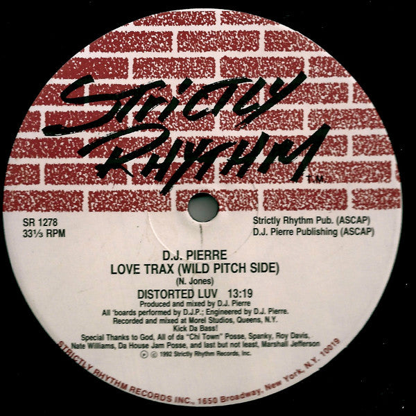 DJ Pierre : Love Trax (12")