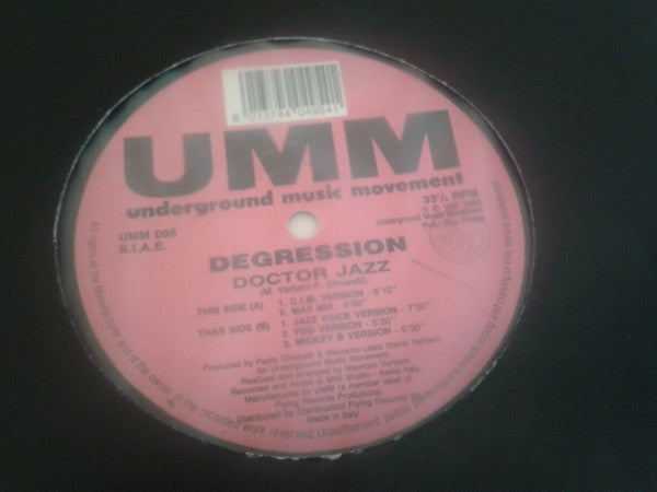 Degression : Doctor Jazz (12")