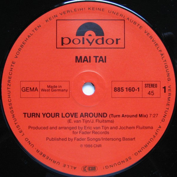 Mai Tai : Turn Your Love Around (12", Maxi)