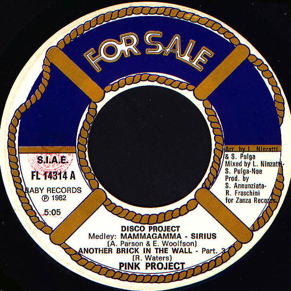 Pink Project : Disco Project (7")