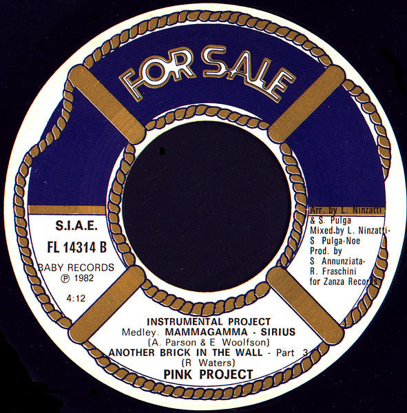 Pink Project : Disco Project (7")