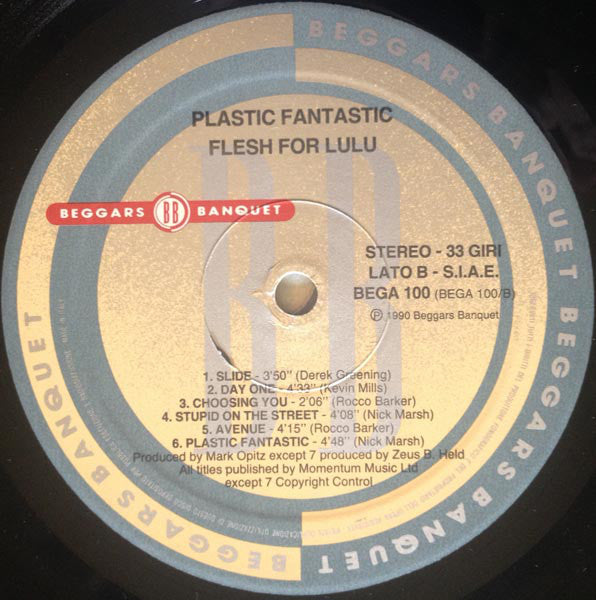 Flesh For Lulu : Plastic Fantastic (LP, Album)