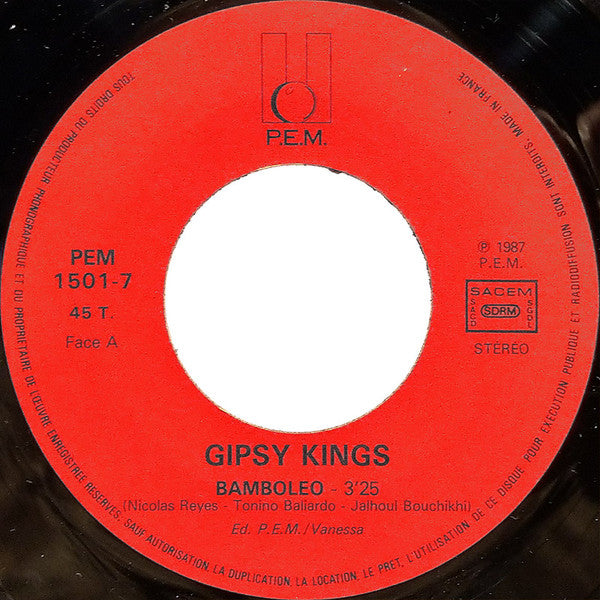 Gipsy Kings : Djobi-Djoba / Bamboléo (La Nouvelle Version) (7", Single)