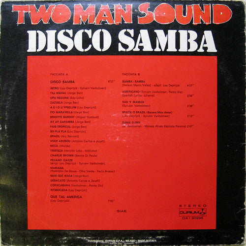 Two Man Sound : Disco Samba (LP)