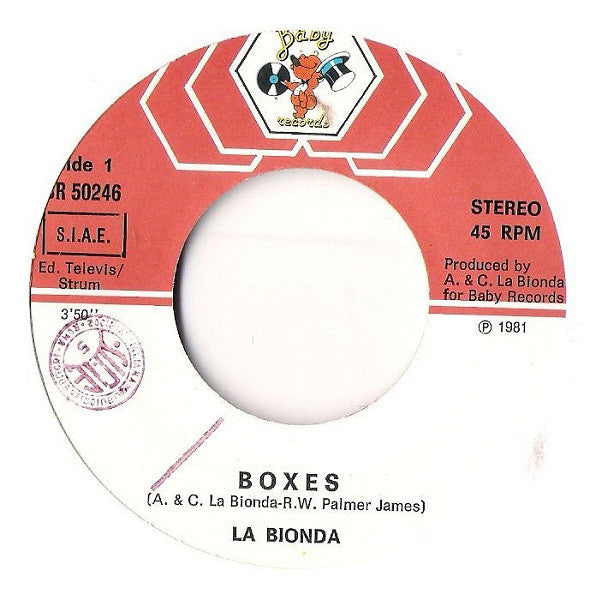 La Bionda : Boxes (7")