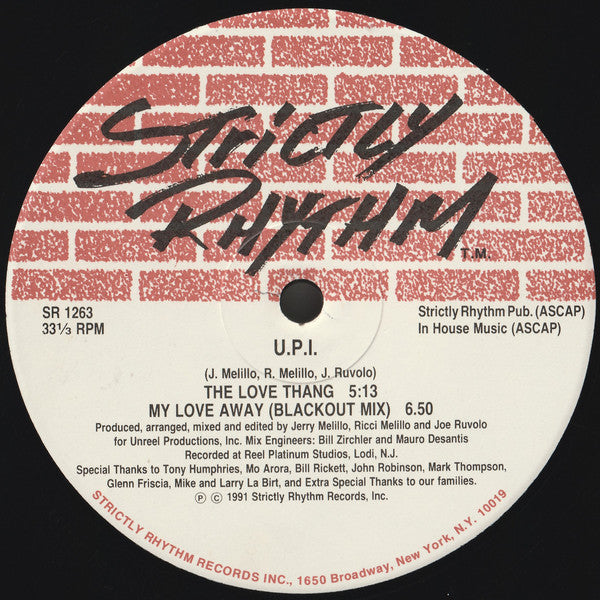 UPI : That String Track (12")