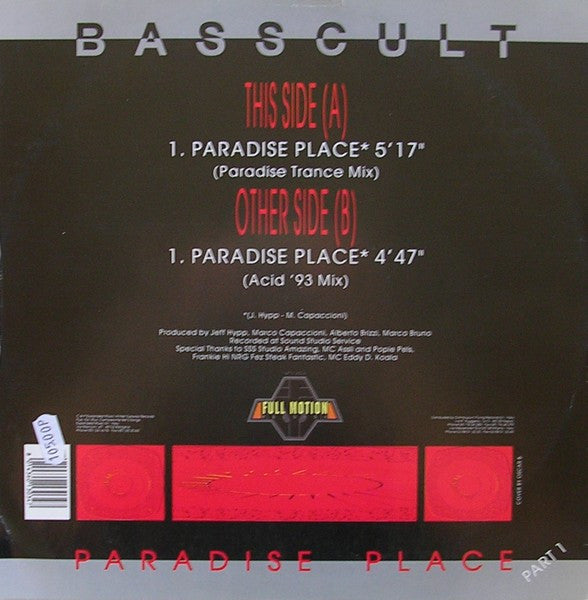 Basscult : Paradise Place (12")