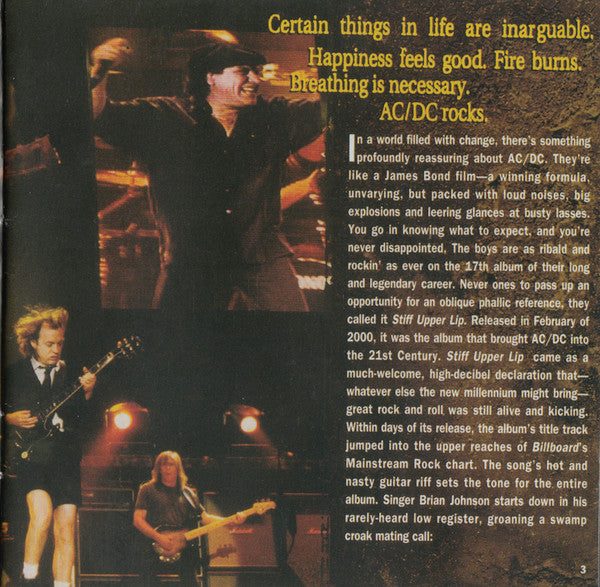 AC/DC : Stiff Upper Lip (CD, Album, Enh, RE, RM)