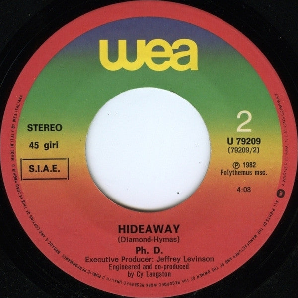 Ph.D. : I Won't Let You Down (7")