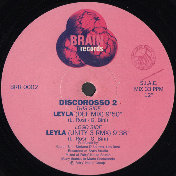 Discorosso 2* : Leyla (12")