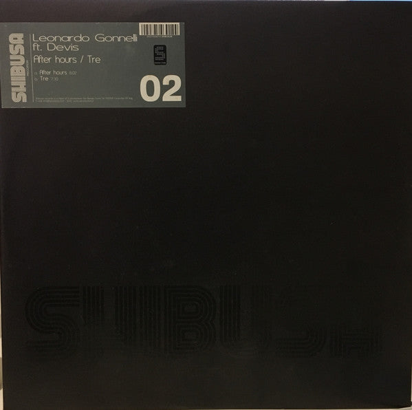 Leonardo Gonnelli Feat Devis (2) : After Hours (12")