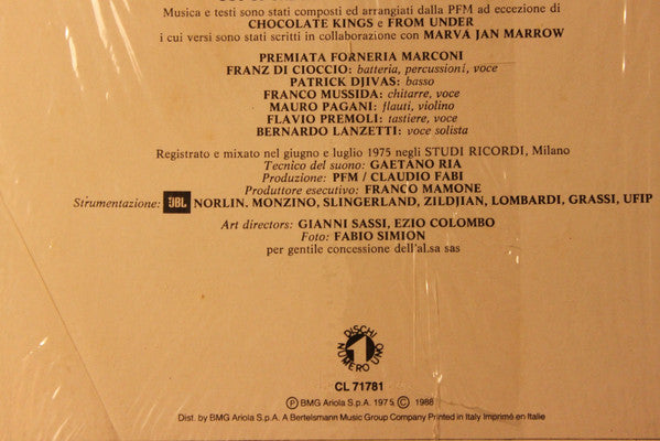 Premiata Forneria Marconi : Chocolate Kings (LP, Album, RE)