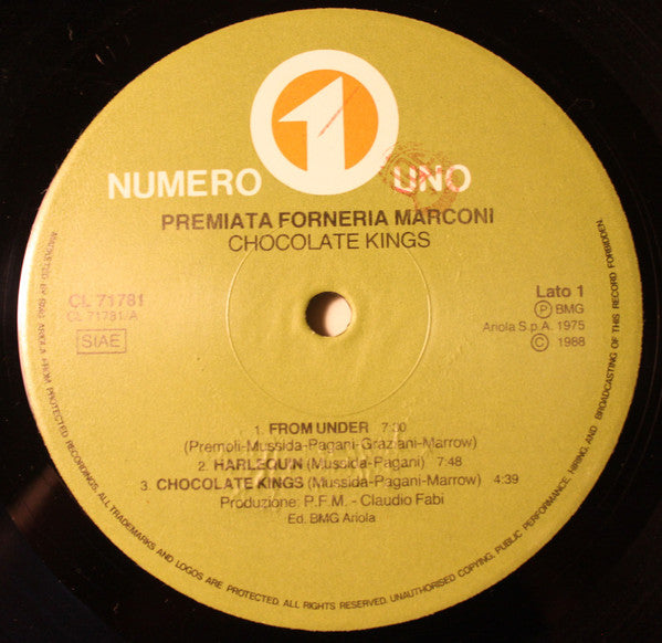 Premiata Forneria Marconi : Chocolate Kings (LP, Album, RE)