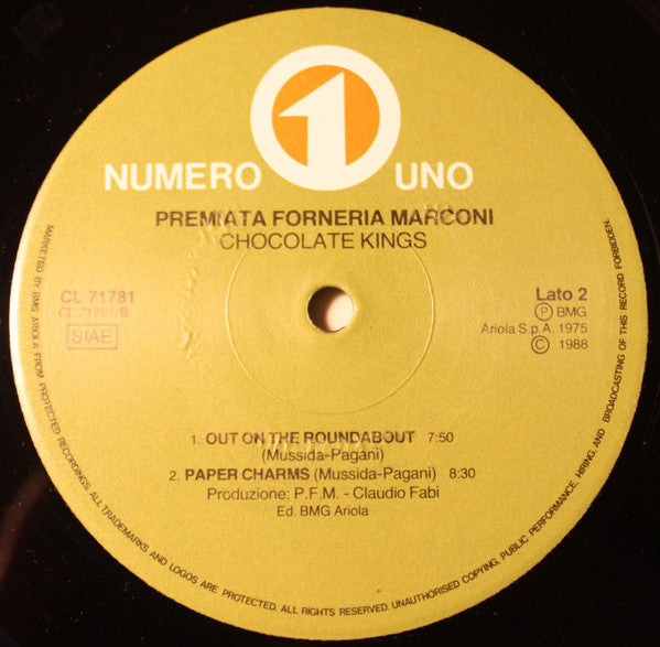 Premiata Forneria Marconi : Chocolate Kings (LP, Album, RE)