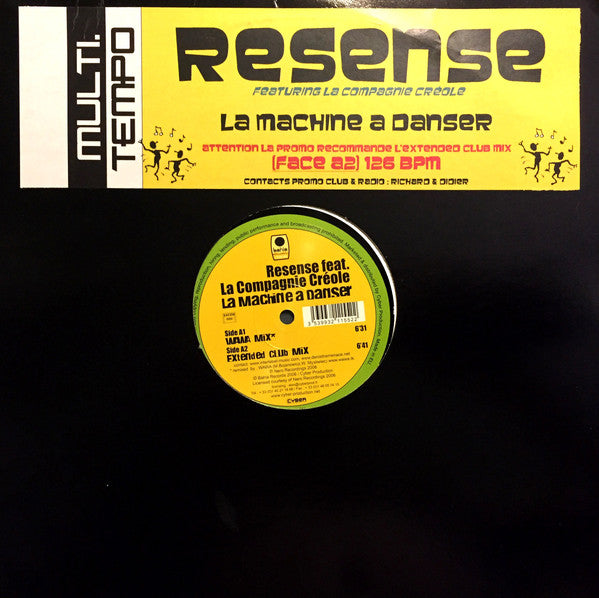 Resense Feat. La Compagnie Créole : La Machine A Danser (12")