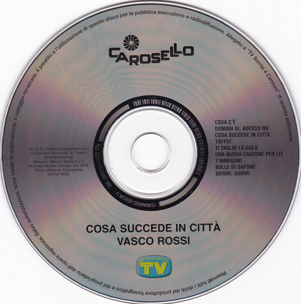 Vasco Rossi : Cosa Succede In Città (CD, Album, RE)