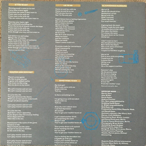 Depeche Mode : Some Great Reward (LP, Album)