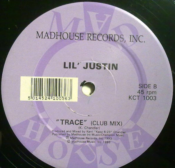 Lil' Justin : Ah Baby / Trace (12")