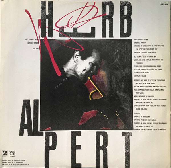 Herb Alpert : Keep Your Eye On Me (12", Single)