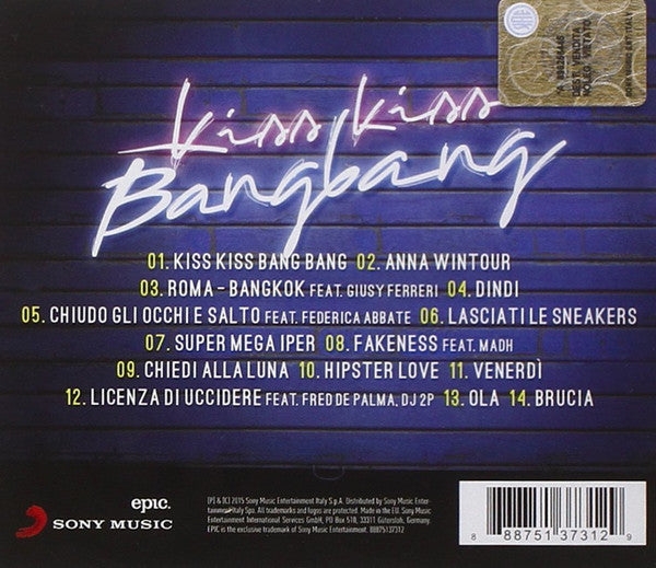 Baby K (2) : Kiss Kiss Bang Bang (CD, Album)