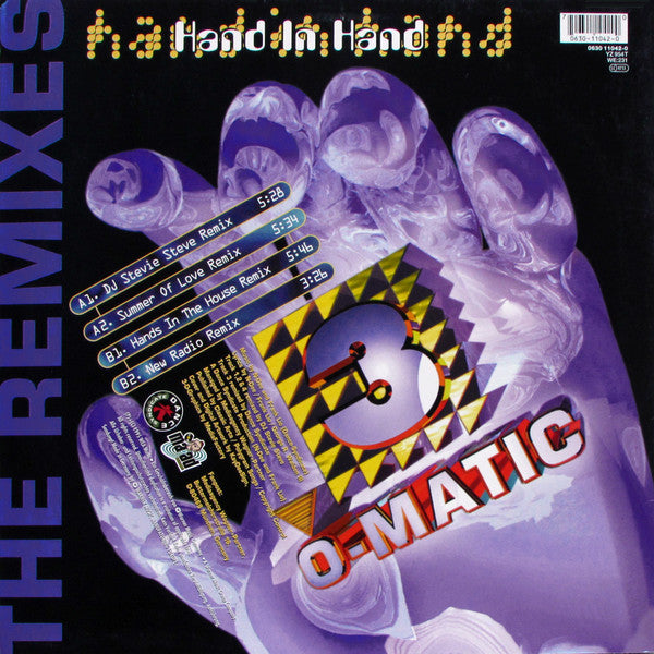 3-O-Matic : Hand In Hand (The Remixes) (12")