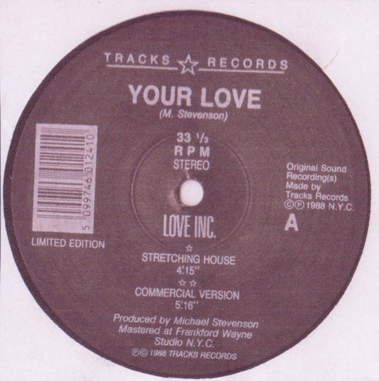 Love Inc. (5) : Your Love (12")