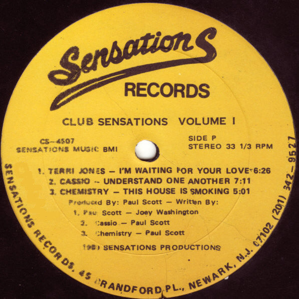 Various : Club Sensations Volume 1 (12")