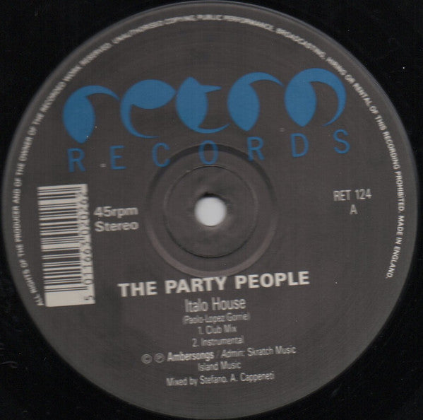 The Party People : Italo House (12")