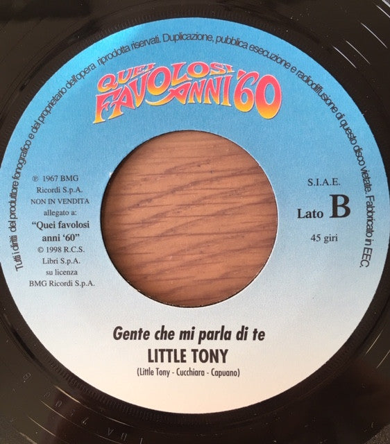 Little Tony : Cuore Matto (7", Single, RE)