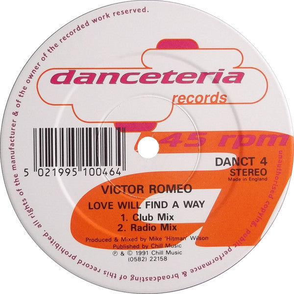 Victor Romeo : Love Will Find A Way (12")