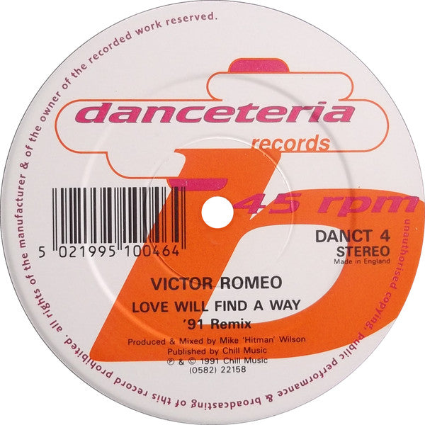 Victor Romeo : Love Will Find A Way (12")