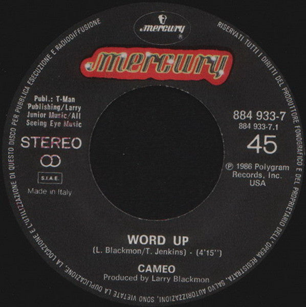 Cameo : Word Up! (7")