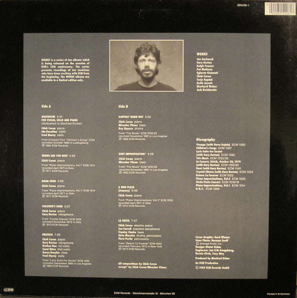Chick Corea : Works (LP, Comp, Ltd)