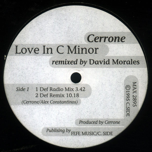 Cerrone : Love In C Minor (Remixed By David Morales) (12")