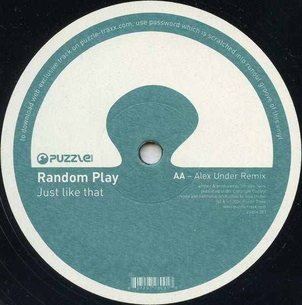 Random Play : Just Like That (12")