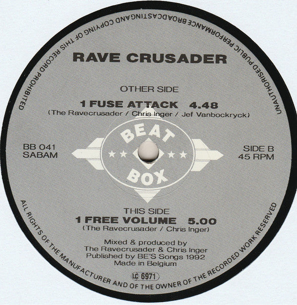 Rave Crusader : Fuse Attack (12")