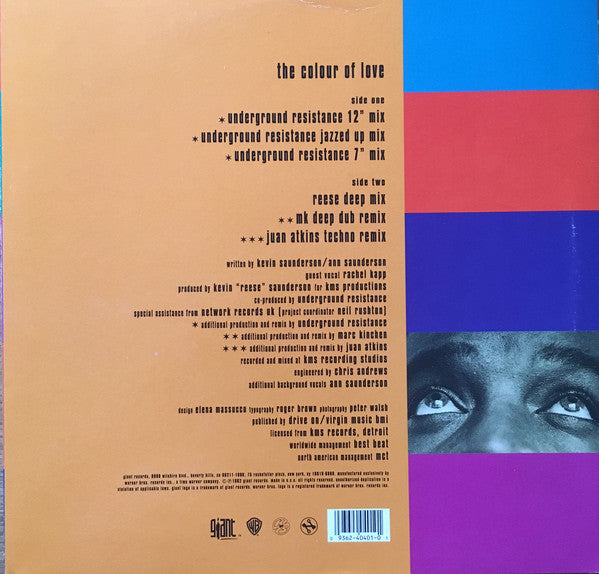 The Reese Project : The Colour Of Love (12")