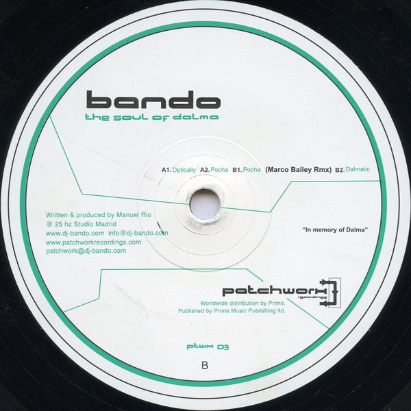 Bando : The Soul Of Dalma (12")