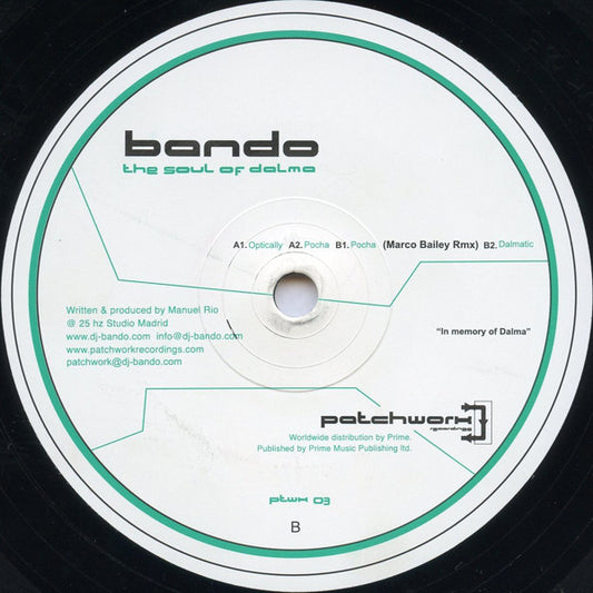 Bando : The Soul Of Dalma (12")