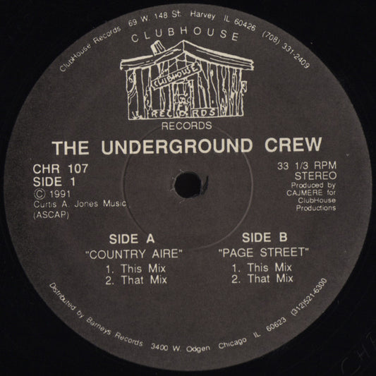 The Underground Crew : Country Aire (12")