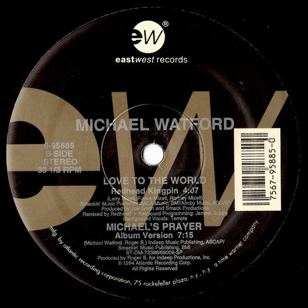 Michael Watford : Love To The World / Michael's Prayer (12")