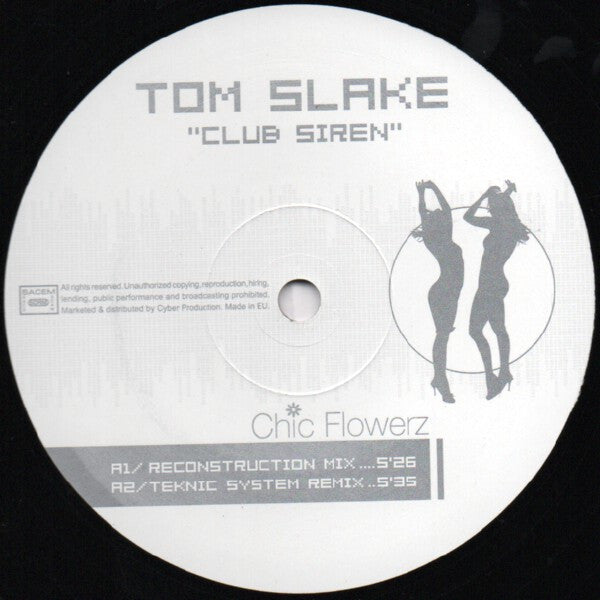 Tom Slake : Club Siren (12")
