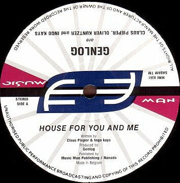 Genlog : House For You And Me (12")