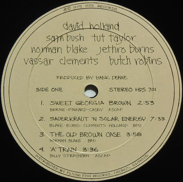 Norman Blake (2) / Tut Taylor / Sam Bush / Butch Robins / Vassar Clements / David Holland* / Jethro Burns : Norman Blake / Tut Taylor / Sam Bush / Butch Robins / Vassar Clements / David Holland / Jethro Burns (LP, Album, All)