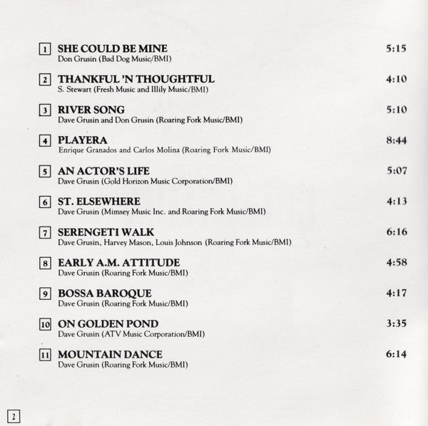 Dave Grusin : Collection (CD, Comp)